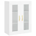 Armoire murale blanc 69,5x34x90 cm