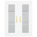 Armoire murale blanc 69,5x34x90 cm