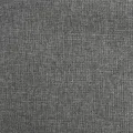 Chaise à bascule avec tabouret Gris foncé Tissu
