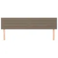 Têtes de lit 2 pcs Taupe 100x5x78/88 cm Tissu