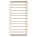 Cadre de lit Blanc 100x200 cm Bois massif