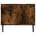 Table basse chêne fumé 90x50x40 cm bois d'ingénierie