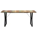 Table de salle à manger 180x90x76cm Bois de récupération solide