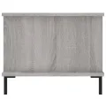 Table basse sonoma gris 90x50x40 cm bois d'ingénierie