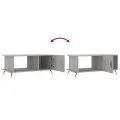 Table basse sonoma gris 90x50x40 cm bois d'ingénierie