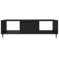 Table basse noir 104x60x35 cm bois d'ingénierie