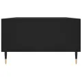Table basse noir 104x60x35 cm bois d'ingénierie