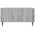 Table basse sonoma gris 104x60x35 cm bois d'ingénierie