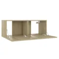 Ensemble de meubles TV 3 pcs Chêne sonoma Aggloméré