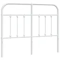 Tête de lit métal blanc 120 cm