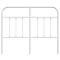Tête de lit métal blanc 120 cm