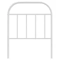 Tête de lit métal blanc 75 cm