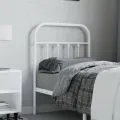 Tête de lit métal blanc 75 cm