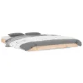 Cadre de lit 140x190 cm bois de pin massif