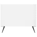 Table basse Blanc brillant 90x50x40 cm Bois d'ingénierie