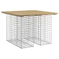 Banc de jardin design gabion 100x102x72 cm bois de pin imprégné