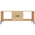 Table basse chêne sonoma 102x50x40 cm bois d'ingénierie