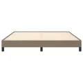 Cadre de lit Taupe 160x200 cm Tissu