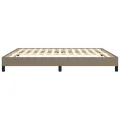 Cadre de lit Taupe 160x200 cm Tissu