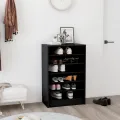 Armoire à chaussures Noir 60x35x92 cm Aggloméré
