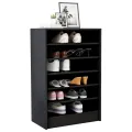 Armoire à chaussures Noir 60x35x92 cm Aggloméré