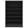 Armoire à chaussures Noir 60x35x92 cm Aggloméré