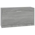 Banc à chaussures Sonoma gris 80x24x45 cm Bois d'ingénierie