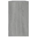 Banc à chaussures Sonoma gris 80x24x45 cm Bois d'ingénierie