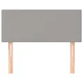 Tête de lit Gris clair 90x5x78/88 cm Tissu