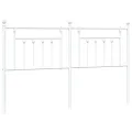 Tête de lit métal blanc 180 cm