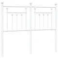 Tête de lit métal blanc 120 cm