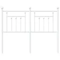Tête de lit métal blanc 120 cm
