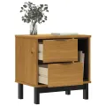 Table de chevet FLAM 49x35x50 cm bois de pin massif