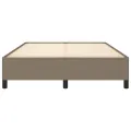 Cadre de lit Taupe 140x200 cm Tissu