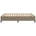 Cadre de lit Taupe 140x200 cm Tissu