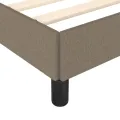 Cadre de lit Taupe 140x200 cm Tissu