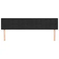 Têtes de lit 2 pcs Noir 90x5x78/88 cm Similicuir