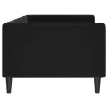 Lit de repos noir 90x200 cm velours