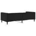 Lit de repos noir 90x200 cm velours