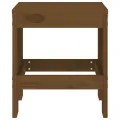 Tabourets de jardin 2 pcs marron miel 40x36x45 cm pin massif