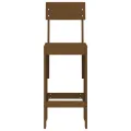 Tabourets 2 pcs marron miel 40x48,5x115,5 cm bois massif de pin