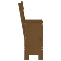Tabourets 2 pcs marron miel 40x48,5x115,5 cm bois massif de pin