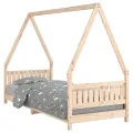 Cadre de lit pour enfants 80x200 cm bois de pin massif