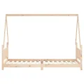 Cadre de lit pour enfants 80x200 cm bois de pin massif
