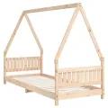 Cadre de lit pour enfants 80x200 cm bois de pin massif