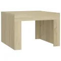 Table basse Chêne sonoma 50x50x35 cm Aggloméré