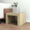 Table basse Chêne sonoma 50x50x35 cm Aggloméré