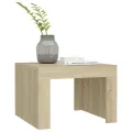 Table basse Chêne sonoma 50x50x35 cm Aggloméré