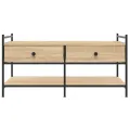 Table basse chêne sonoma 99x50x50 cm bois d'ingénierie