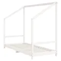 Cadre de lit pour enfants blanc 80x200 cm bois de pin massif